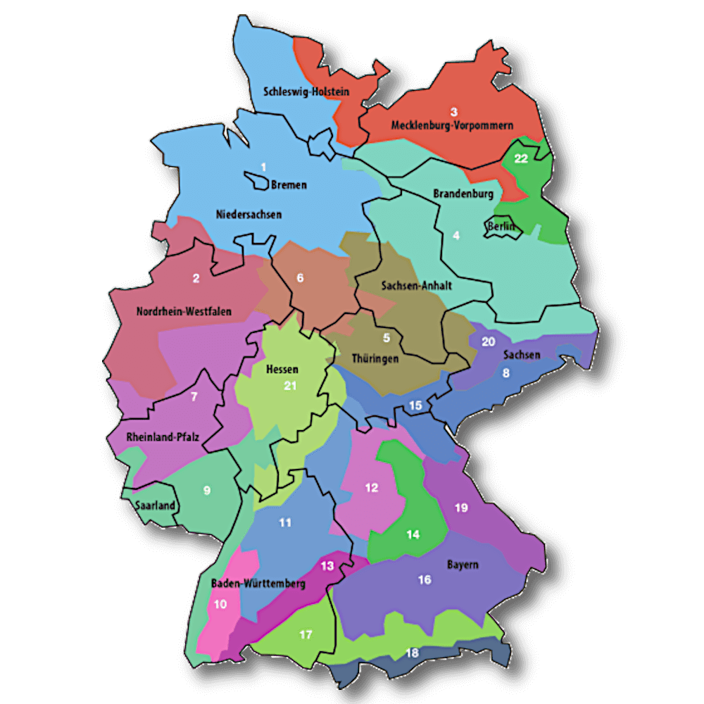 RSM Regio 20: UG 20 -  Sächsisches Löß- und Hügelland