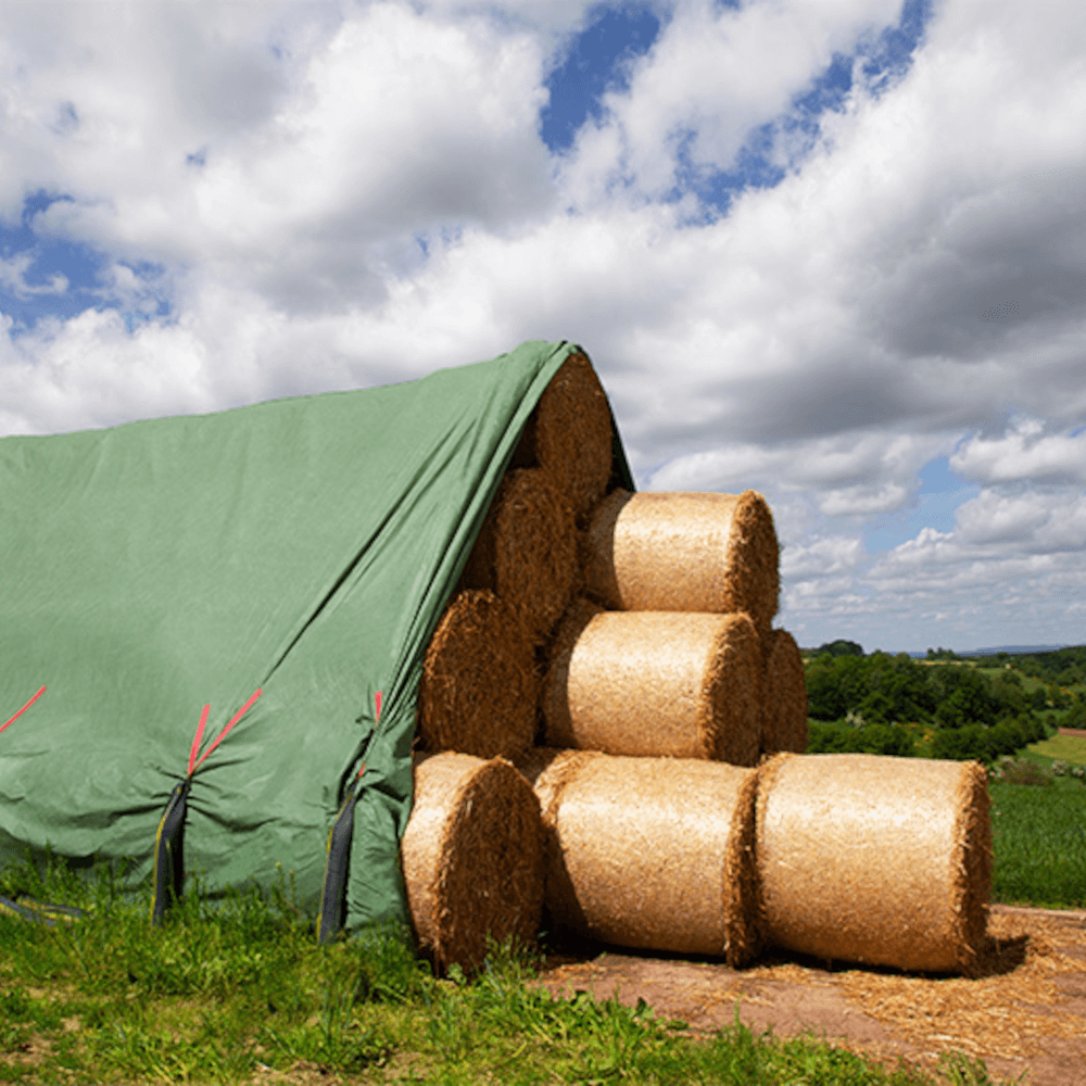 PolyTex®-Schutzvlies Stroh-, Heuballen- und Getreideschutz